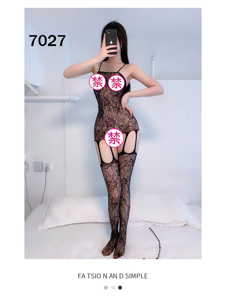 Lace Short Skirt Pajama Set - Sleepwear Combination