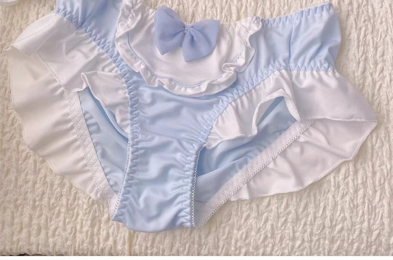 Sweet Bunny Dreams Kawaii Bralette - Wire-Free Comfort Set