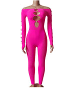 Plus Size Leopard Print Bodysuit - High Waist Slim Mesh Pajama Set