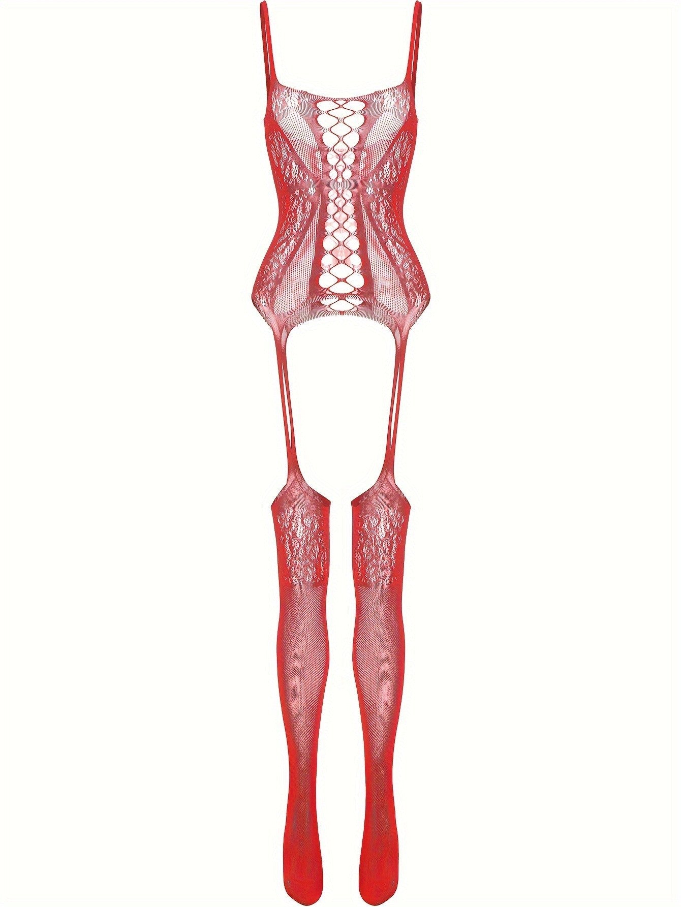Fishnet Bodysuit - Strap Design Sleepwear