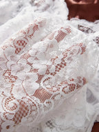 Ethereal Tulle Nightgown Set - Sheer V-Neck Sleepwear