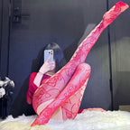 Lace Stockings Set - Garter Style Hosiery