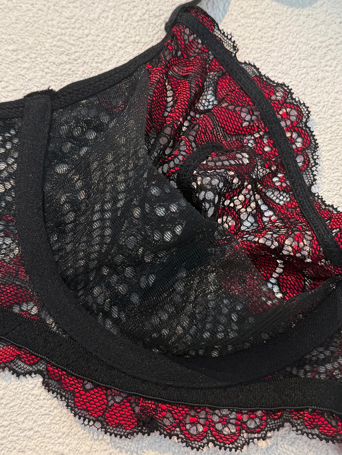 Invisible Elegance Seamless Set - 2 Piece Sheer Lingerie