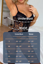 Sweetheart Mesh Babydoll - Ruffle Cami Lingerie with Thong