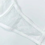 Parisian Whisper French Lace Set - Ultra-Thin Underwire Bra