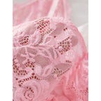 Curves Celebration Lace Nightgown - Plus Size Suspender Set