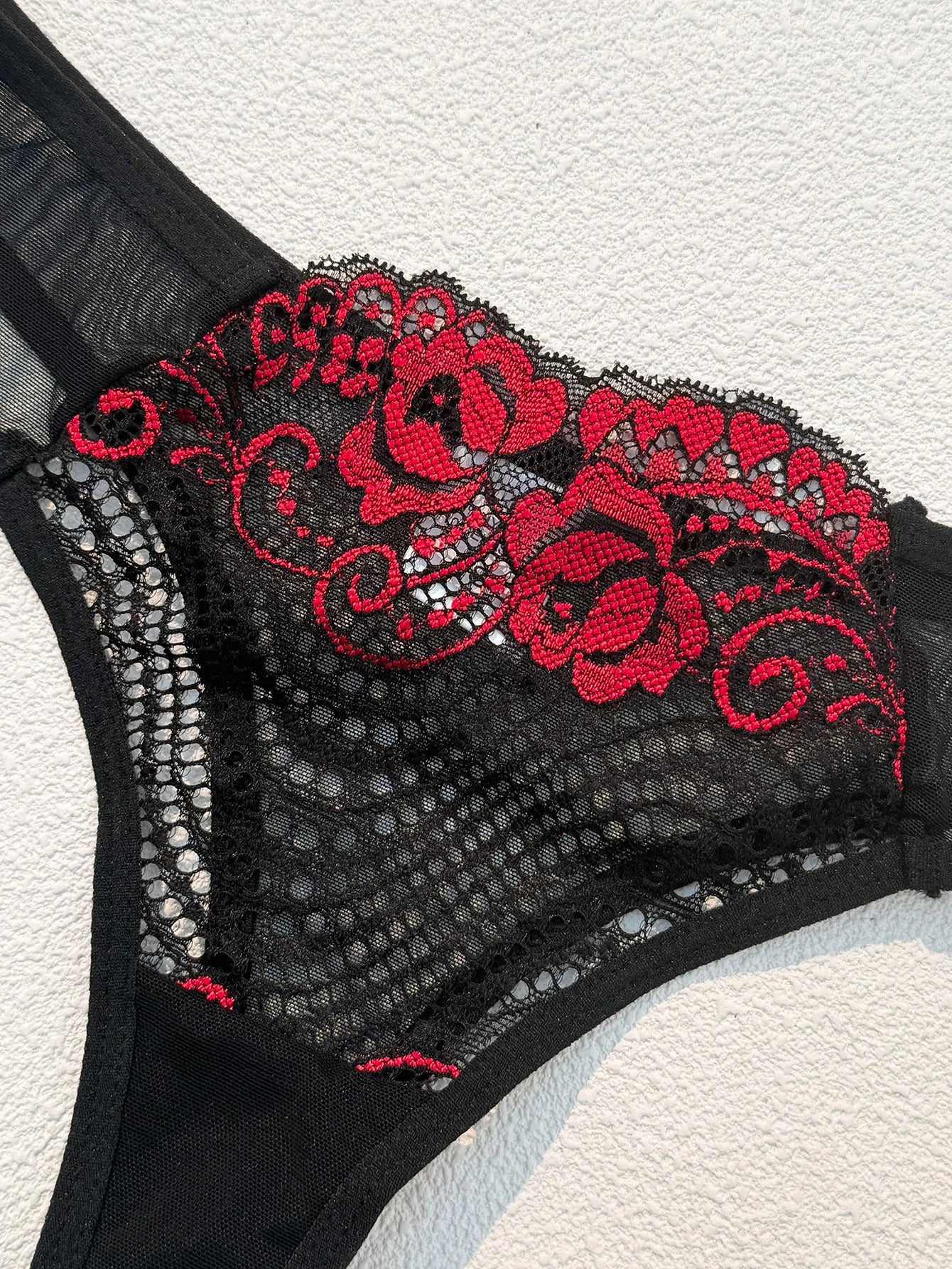 Invisible Elegance Seamless Set - 2 Piece Sheer Lingerie