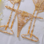 Ethereal Dreams Sheer Tulle Set - Delicate Lace Ensemble