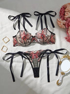 Flutter of Love Butterfly Set - 2 Piece Bowknot Lingerie