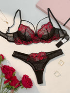 Invisible Elegance Seamless Set - 2 Piece Sheer Lingerie