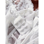 Ethereal Tulle Nightgown Set - Sheer V-Neck Sleepwear