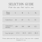 Bold Statement Letter Print Set - Wire-Free Bra and Thong