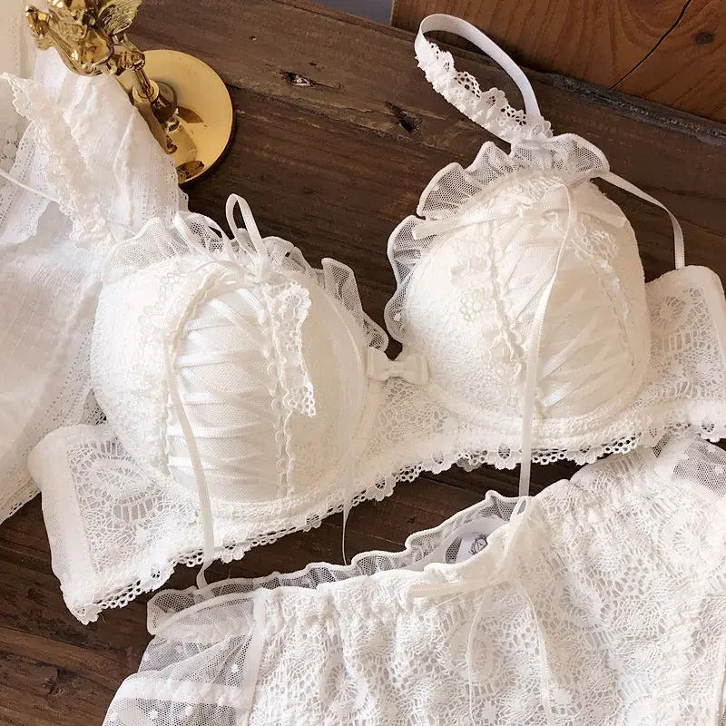 Natural Beauty Lace Bralette - Wire-Free Comfort Set