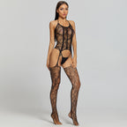 One-Piece Mesh Stockings Pajamas - Comfortable Sleepwear