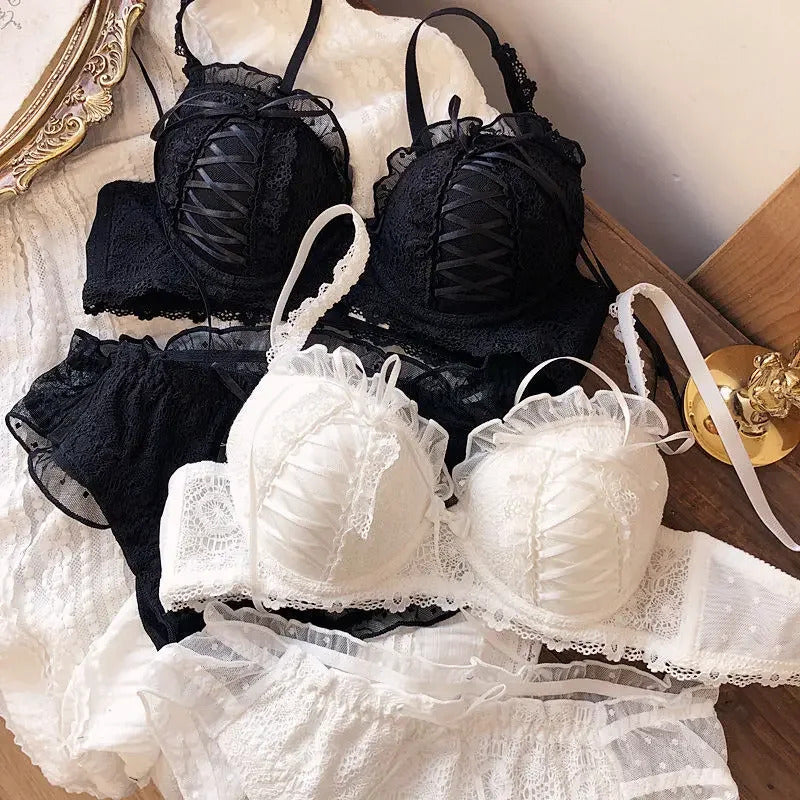 Natural Beauty Lace Bralette - Wire-Free Comfort Set