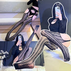 Lace Garter Belt Stockings - Over-the-Knee Long Tube Hosiery