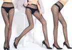 Fishnet Jacquard Pantyhose Set - Sleepwear Combo