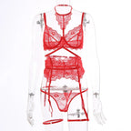 Fashion Forward Sheer Lace Set - 3 Piece Collection