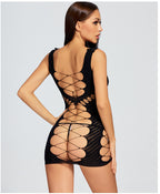 Bodycon Mini Dress - Hip-Hugging Nightdress