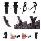 Summer Enchantment Lace Lingerie Set - 4 Piece Bra & Garter Collection