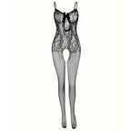Fishnet Bodysuit - Halter Strap Lingerie