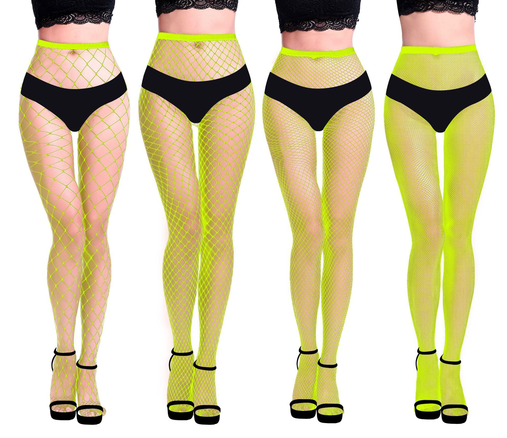 Fishnet Stockings Lingerie Set - Panty and Hosiery