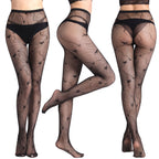 Fishnet Jacquard Pantyhose Set - Sleepwear Combo