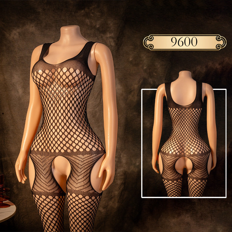 Christmas Mesh Nightdress Set - Holiday Sleepwear