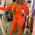 Leopard Print Jacquard Bodysuit - Animal Print Set