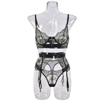 Lolita Dreams Sheer Lace Set - Romantic Bra and Panty