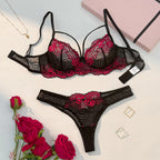 Invisible Elegance Seamless Set - 2 Piece Sheer Lingerie