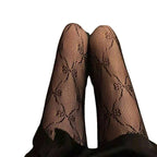 Anti-Snag Lace Pantyhose - Korean Style Hosiery