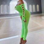 Plus Size Leopard Print Bodysuit - High Waist Slim Mesh Pajama Set