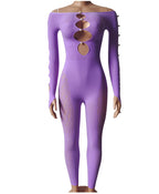 Plus Size Leopard Print Bodysuit - High Waist Slim Mesh Pajama Set