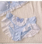 Sweet Bunny Dreams Kawaii Bralette - Wire-Free Comfort Set