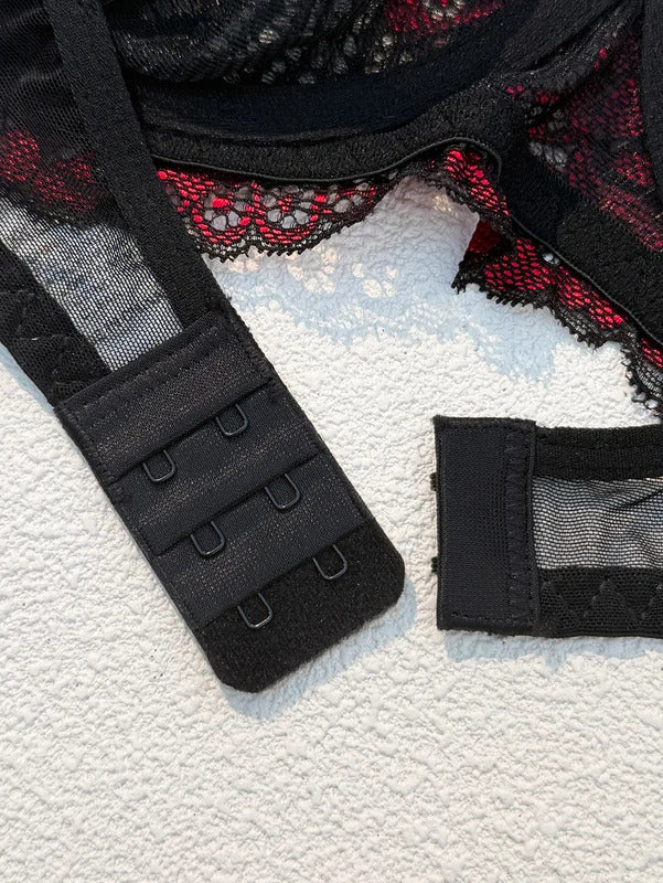 Invisible Elegance Seamless Set - 2 Piece Sheer Lingerie