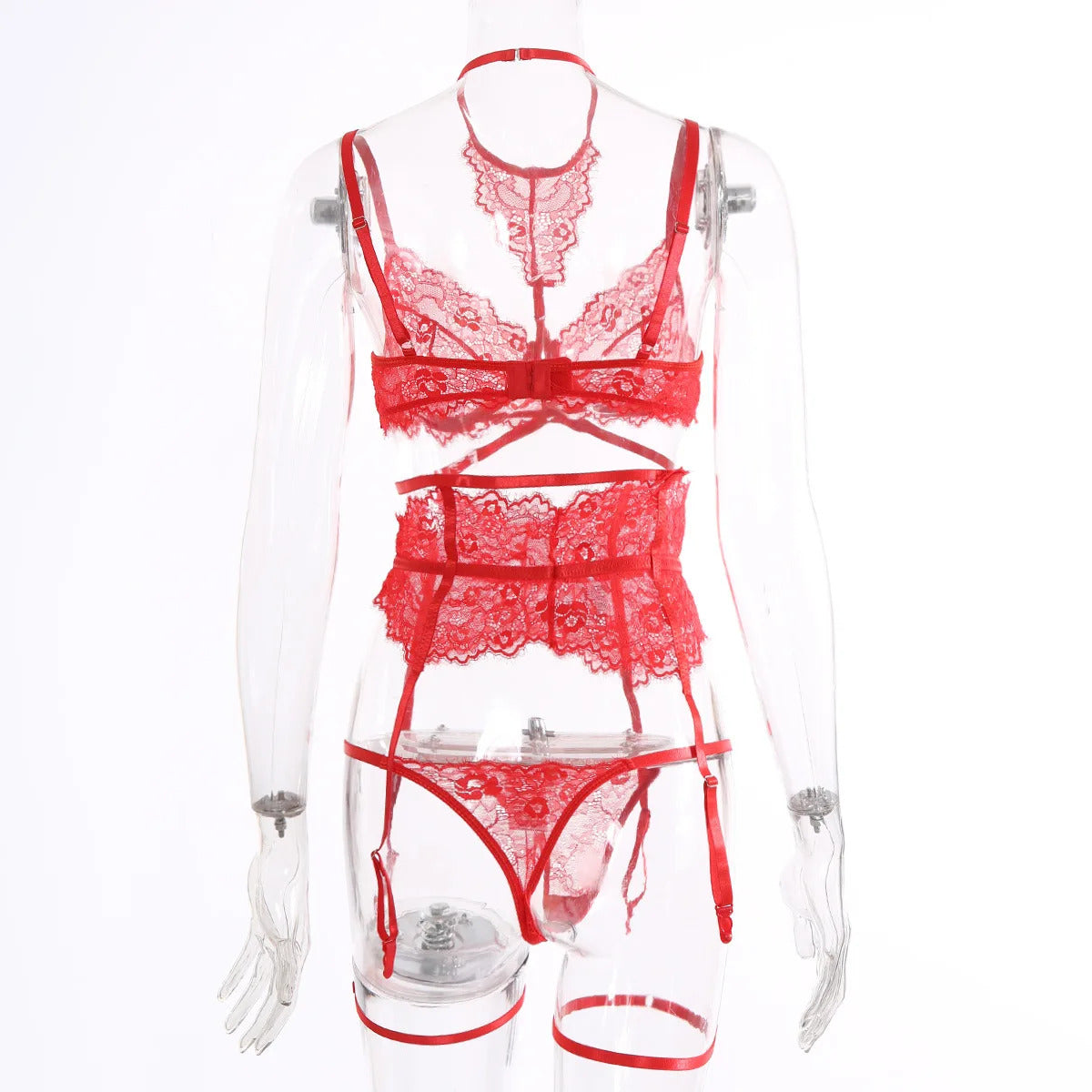 Fashion Forward Sheer Lace Set - 3 Piece Collection