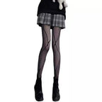 Anti-Snag Lace Pantyhose - Korean Style Hosiery