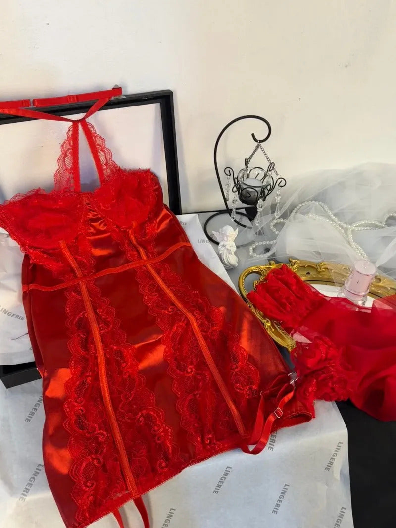 Dual Purpose Elegance Set - Lingerie and Sleepwear