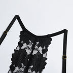 Garden of Eden Floral Lace Set - 2 Piece Embroidery Collection