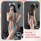 Velvet Dreams Lace Babydoll - Garter Belt Nightwear Set