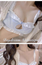 Sweet Bunny Dreams Kawaii Bralette - Wire-Free Comfort Set