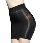 Glossy Sheer Mini Skirt - Transparent Design