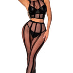 Romantic Mesh Lingerie Set - Sheer Two Piece Intimate Apparel