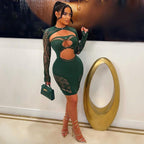 Round Neck Mesh Bodysuit - Strapless Shawl Style