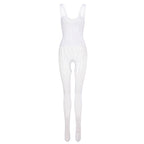 Lace Nightdress Set - One Piece with Stockings