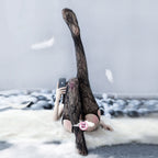 Elegant Allure Sheer Mesh Dress - One Piece with Stockings