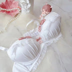 Rebel Heart Faux Leather Babydoll - Backless V-Neck Set