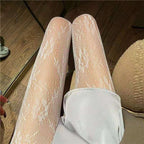 Anti-Snag Lace Pantyhose - Korean Style Hosiery
