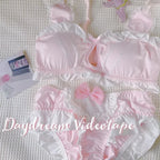 Sweet Bunny Dreams Kawaii Bralette - Wire-Free Comfort Set